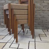 Set of 4 Danish chairs from the 1970s