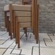 Set of 4 Danish chairs from the 1970s