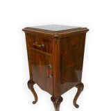 Tables de chevet italiennes en noyer, années 1930/1940