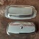 Vintage metal butter dish