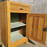 Vintage oak jam cabinet