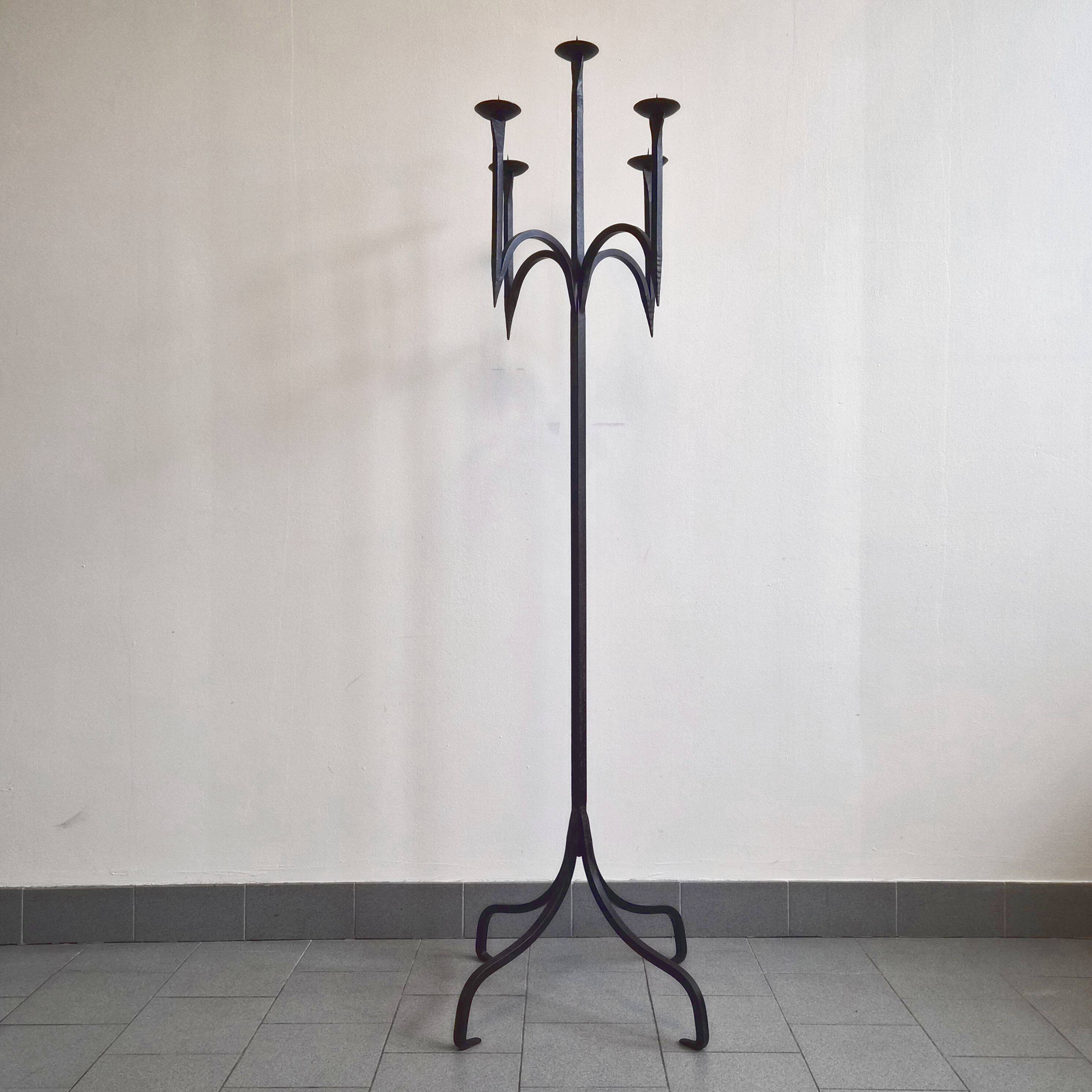 Vintage brutalist candlestick 1970