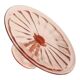 Pink Art Deco Cake Platter / Pastry Dish – Depression Glass
