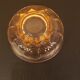 18 coupelles verre rose pied étoile