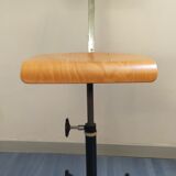 Vintage workshop chair, back height and adjustable seating