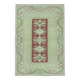 1970s Vintage Turkish Oushak Handmade Wool Cotton Beige Area Rug 158x229