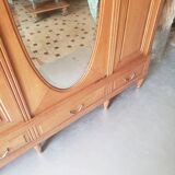 Solid oak dressing cabinet