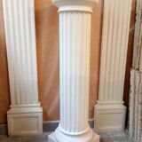 Doric column pillar stele decorative plaster molding reinforced with tow