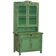 Victorian Green Patinated Buffet, Library or Cabinet