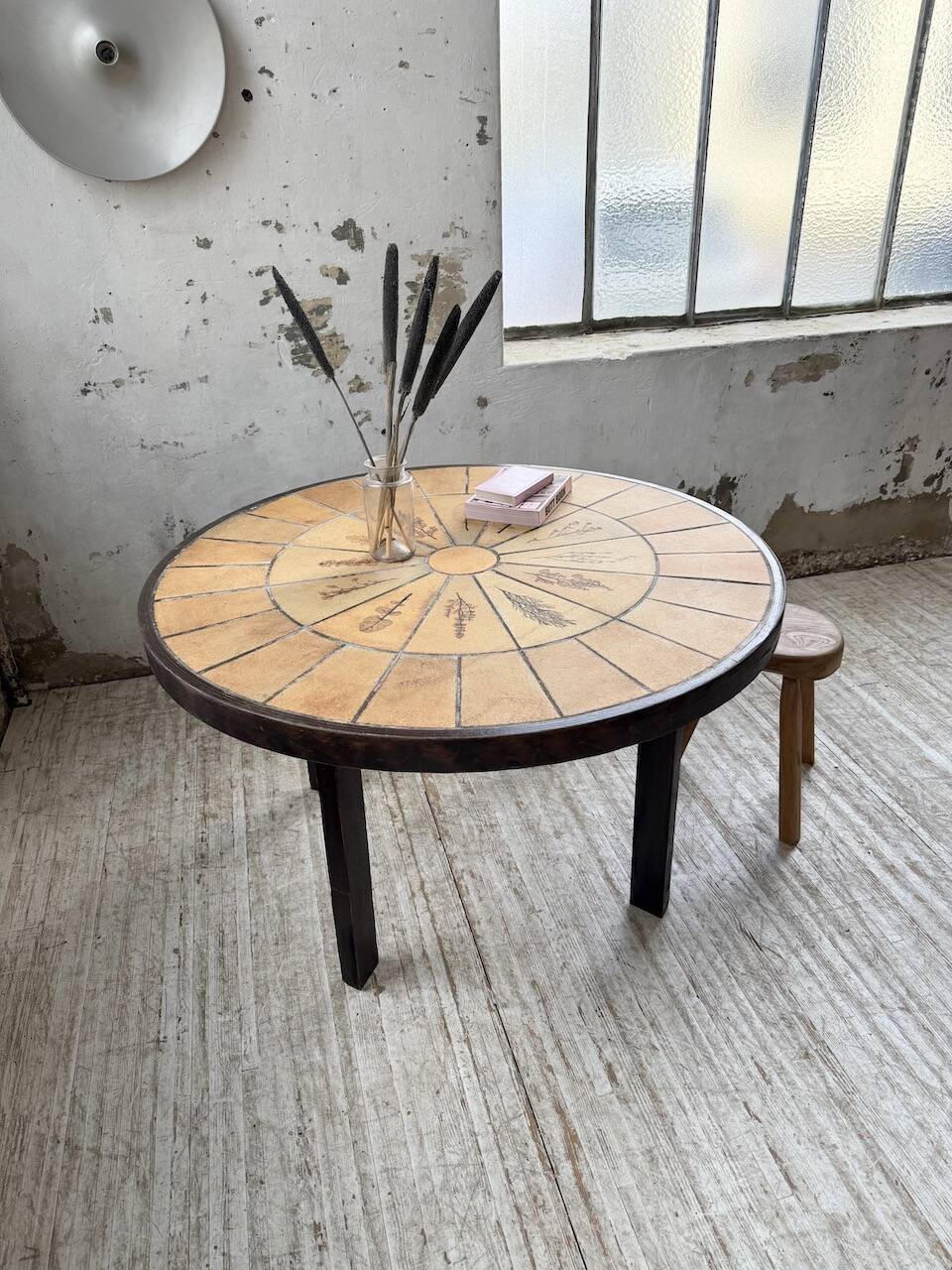 Herbier Capron ceramic dining table