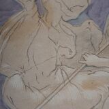 Niccolo dell'abate: angel of victory - lithograph