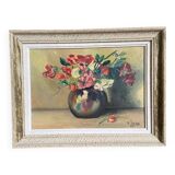 Oil on canvas vintage