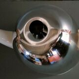 Old teapot Salam tea Villeroy & Boch porcelain and metal ~ 50s