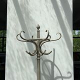 Coat rack on foot in white wood