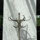 Coat rack on foot in white wood