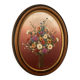 Tableau bouquet de fleurs signé Magda Verschaeve