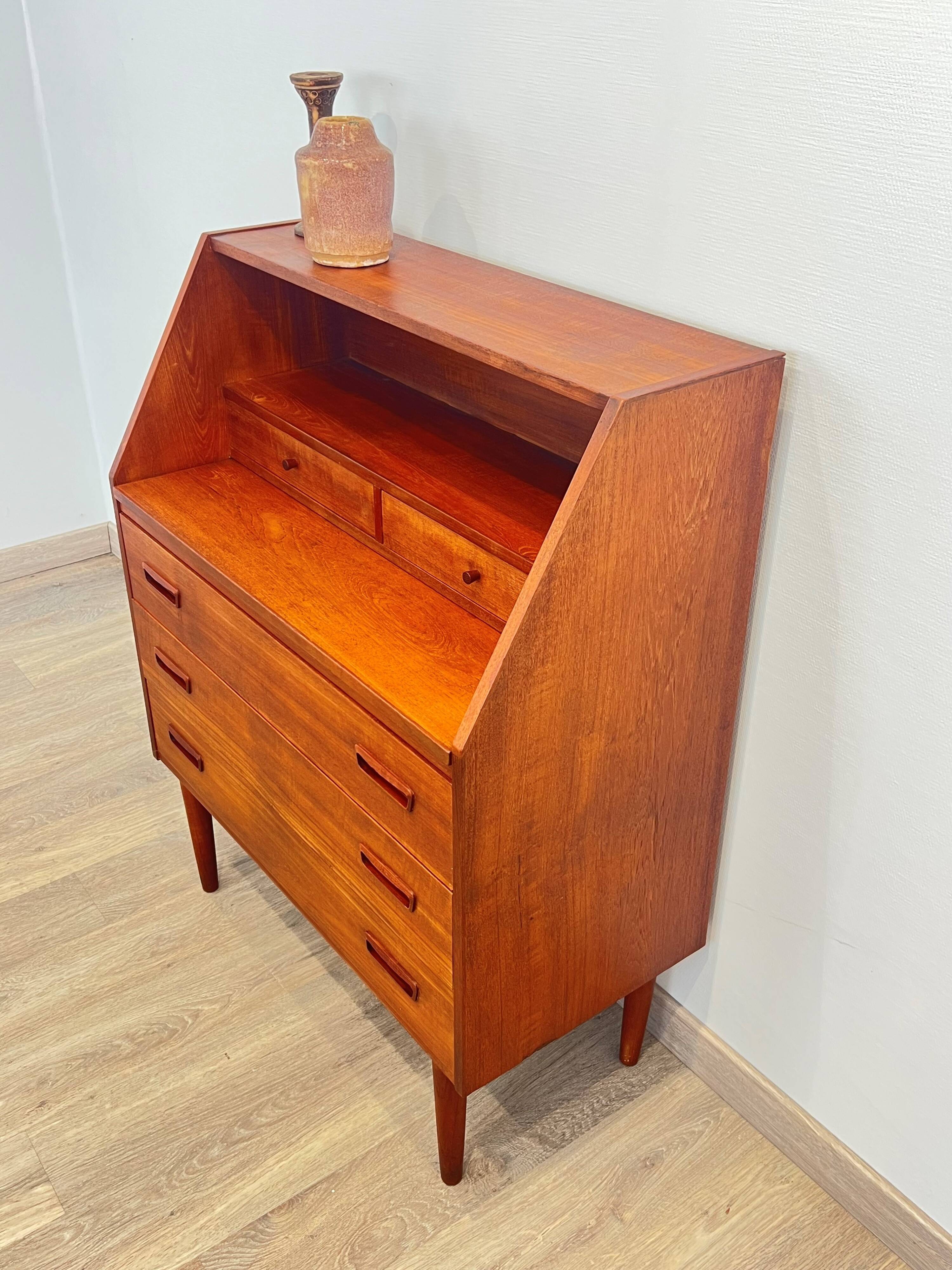 Scandinavian teak secretary from the 50s/60s