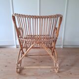 Belse 8 rattan armchair from the 60s