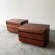 Paire de tables de chevet modernes du milieu du siècle 1970 par Moser