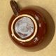 Series 5 mugs hbcm ceramic brown vintage #b283