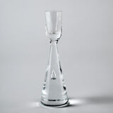6 small glass candle holders by Bent Severin for Holmegaard