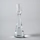 6 small glass candle holders by Bent Severin for Holmegaard