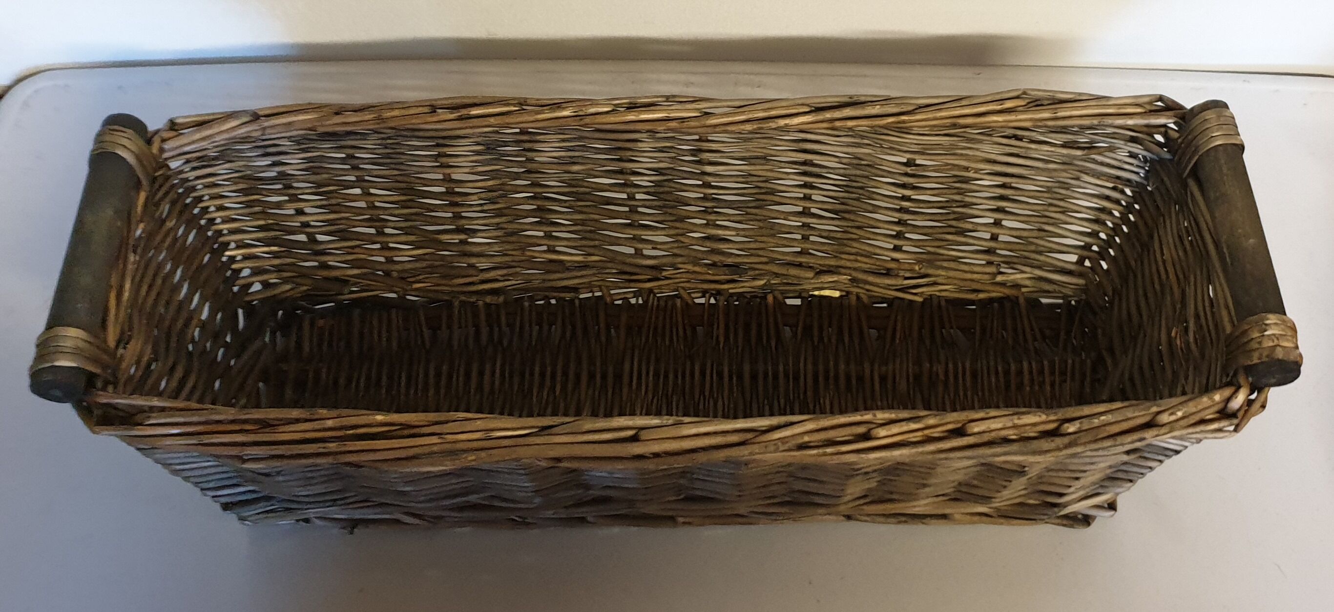 Wicker garden holder