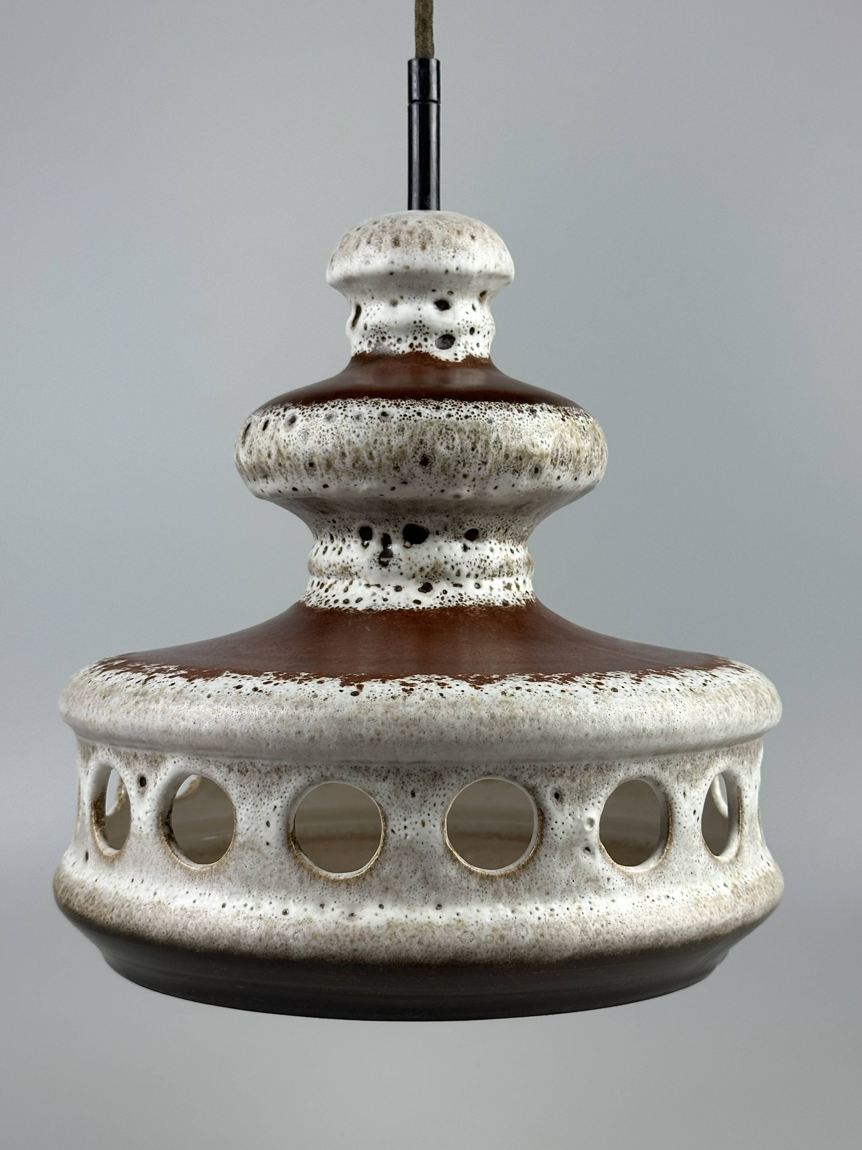 1960s 1970s Ceramic Ceiling Lamp, Hanging Lamp, Mid-Century Design