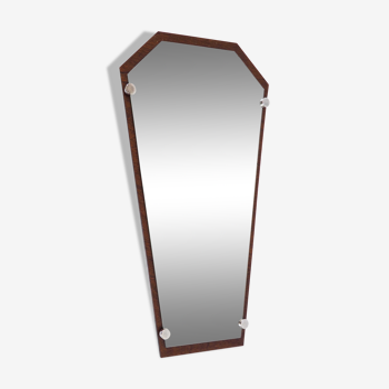 Miroir sur bois 33x63cm