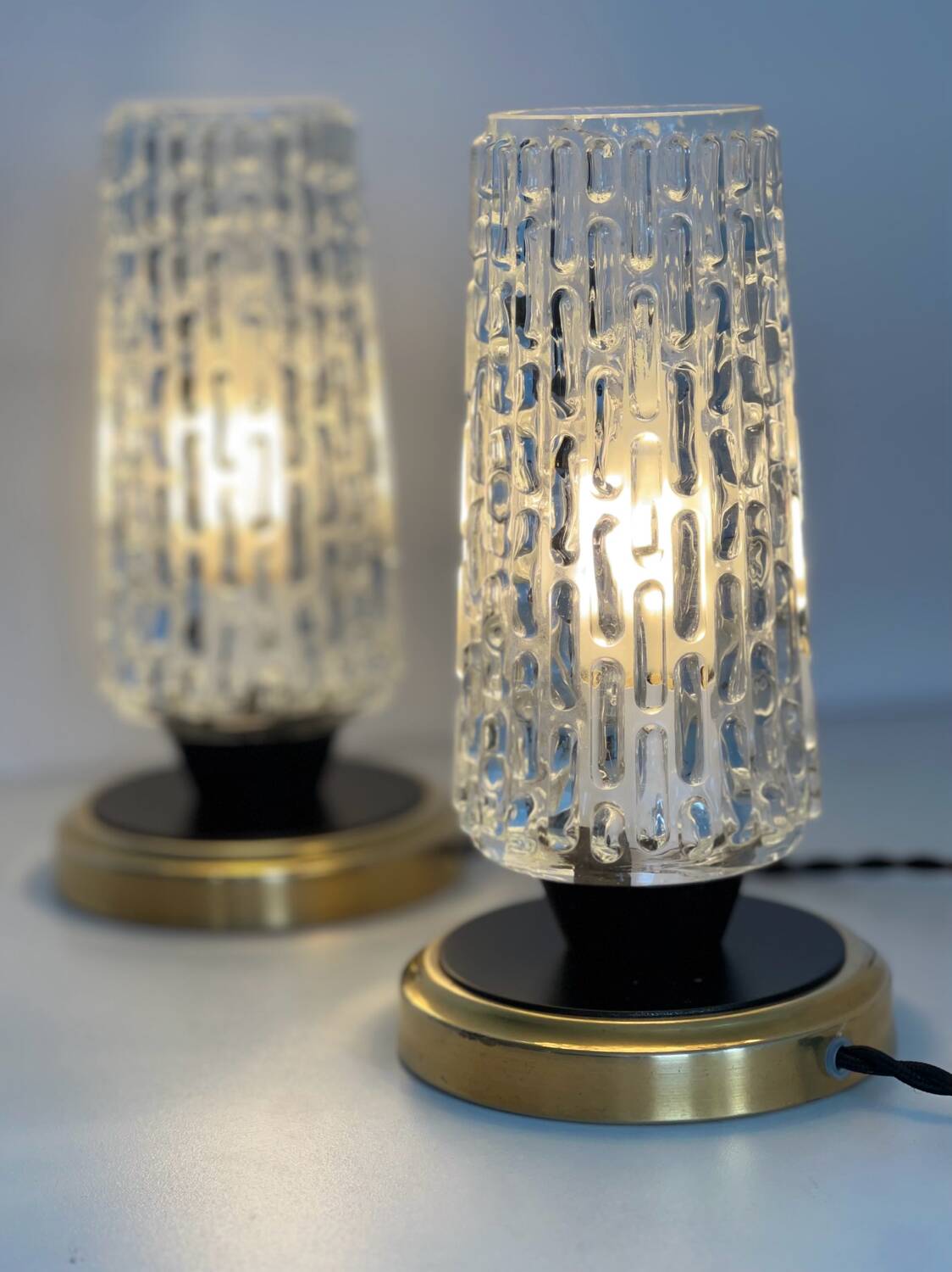 Pair of Arlus style table lamps