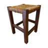 Vintage straw stool