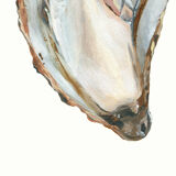 "Clauda", the oyster, art print 21/29.7 cm