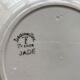 Set of 6 small plates jade model Badonviller art deco