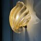 Venetian Wall Lamp in Gilded Murano Glass Circa 1980