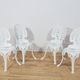 Victorian-Style Aluminium Garden Dining Set, United Kingdom, 1950s