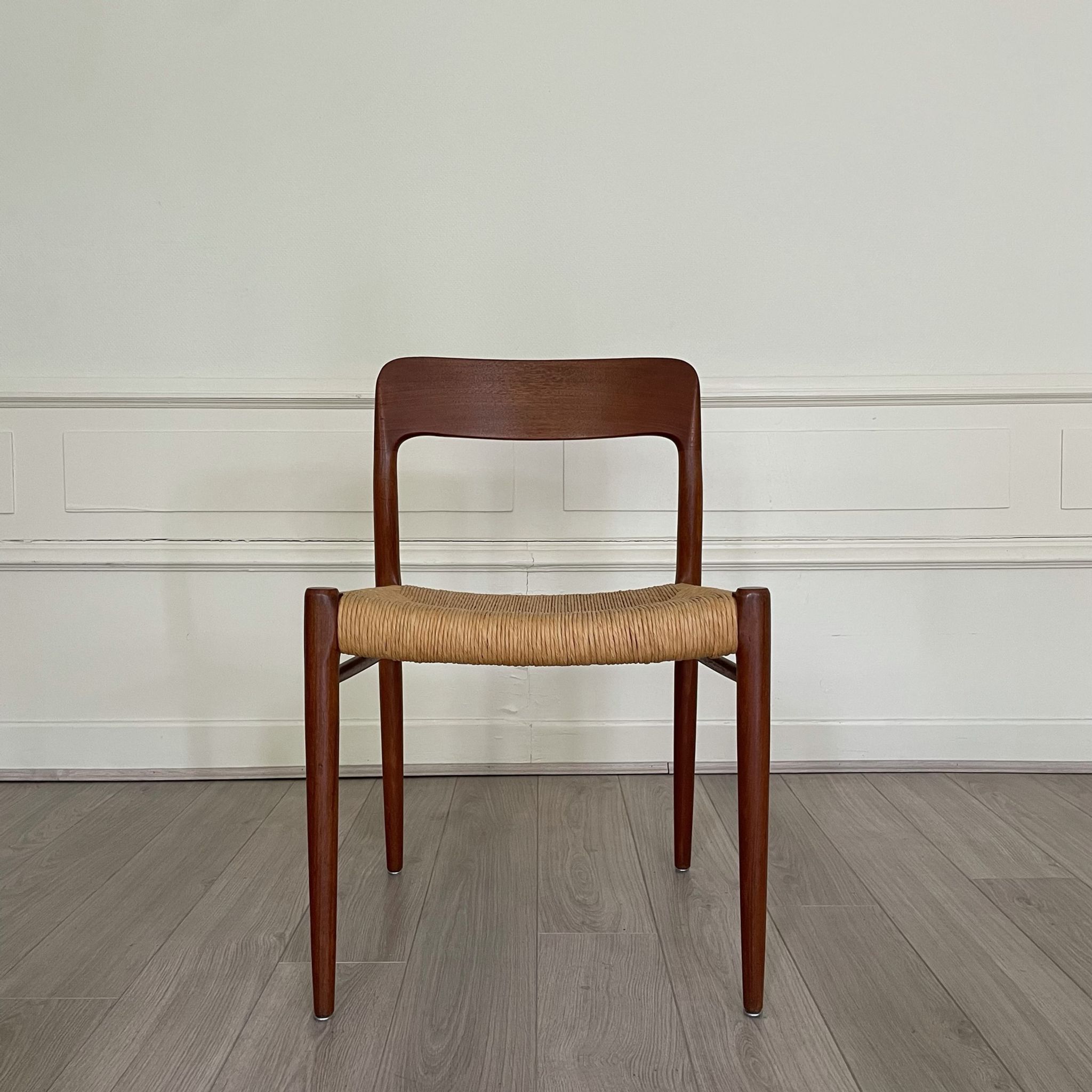 Set 4 chairs by Niels Otto Møller 1960