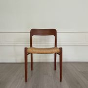Set 4 chairs by Niels Otto Møller 1960