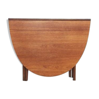 Modern mid-century teak oval lid table Denmark