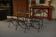 Lot de 6 Chaises pliantes industrielles assemblage par brasure 1950