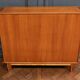Sideboard from the 1940s two doors marquetry ornamented bronze