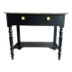 Old console with marble