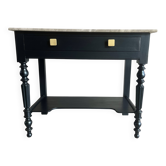 Console ancienne avec marbre