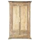 Ancienne porte indienne à deux battants en bois massif