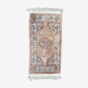 Tapis vintage chinois pekin 70x140 cm