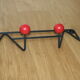 Coat rack 4 red balls - 1960s