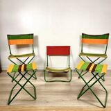 Vintage Folding Chair Set