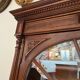 Louis XVI style beveled glass bookcase