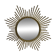 Wrought iron sun mirror