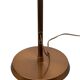 Holtkotter Bronze color swing arm floor lamp Germany 1980s