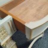 Console style louis xvi ancienne avec plateau marbre